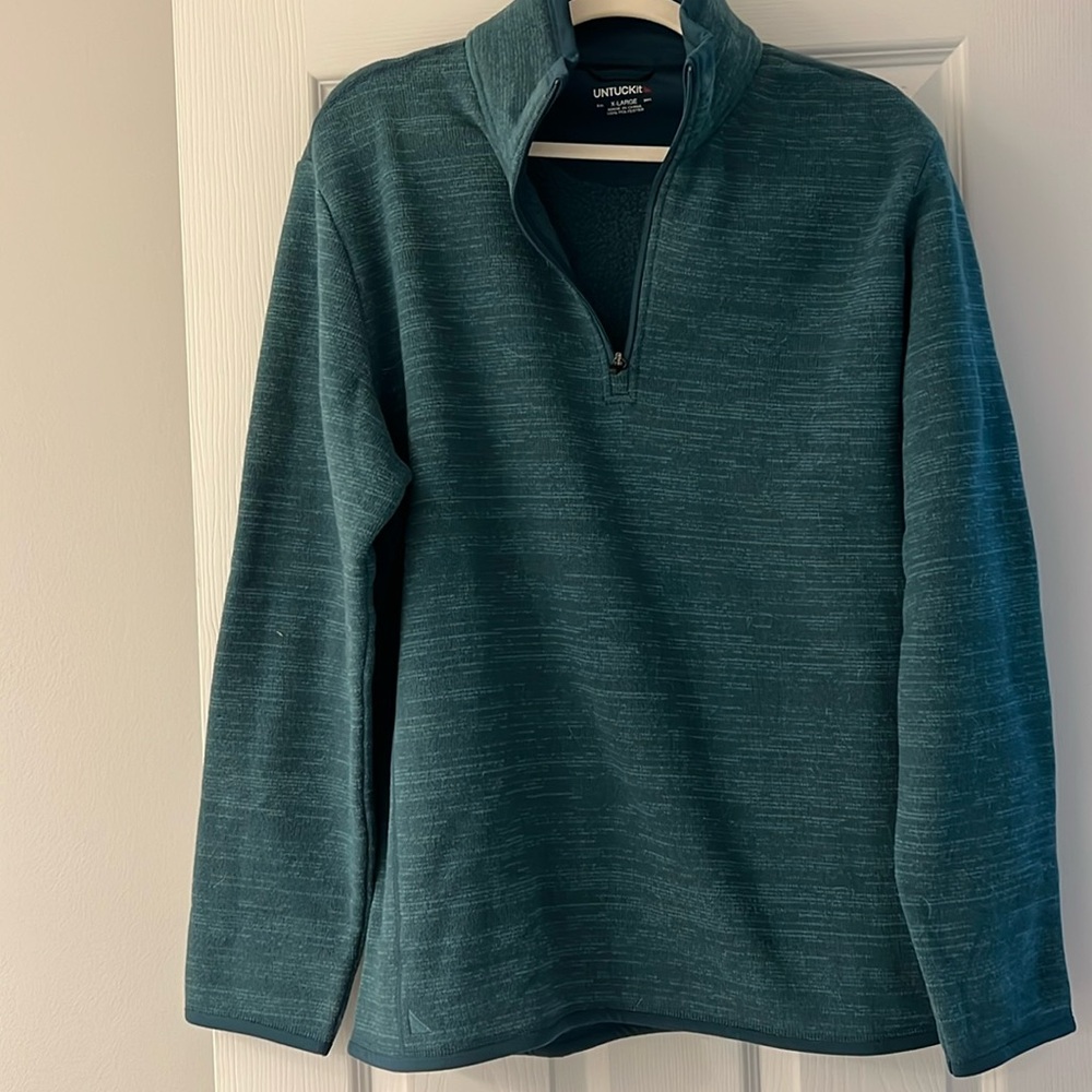 Untuckit Sherpa Lined Fleece Pullover